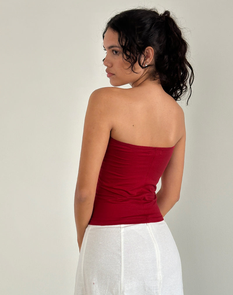 Afbeelding van Shaelo Bandeau Top in Adrenaline Rood