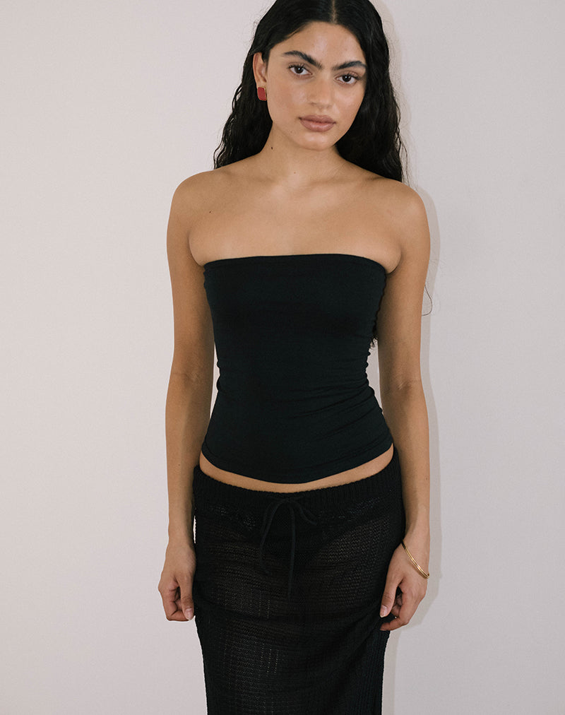Afbeelding van Shaelo Bandeau Top in Zwart