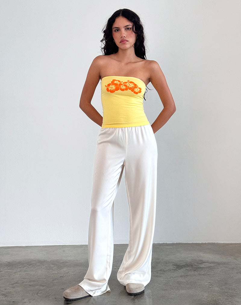 Afbeelding van Shaelo Bandeau Top in Limonade Sinaasappel Hisbiscus