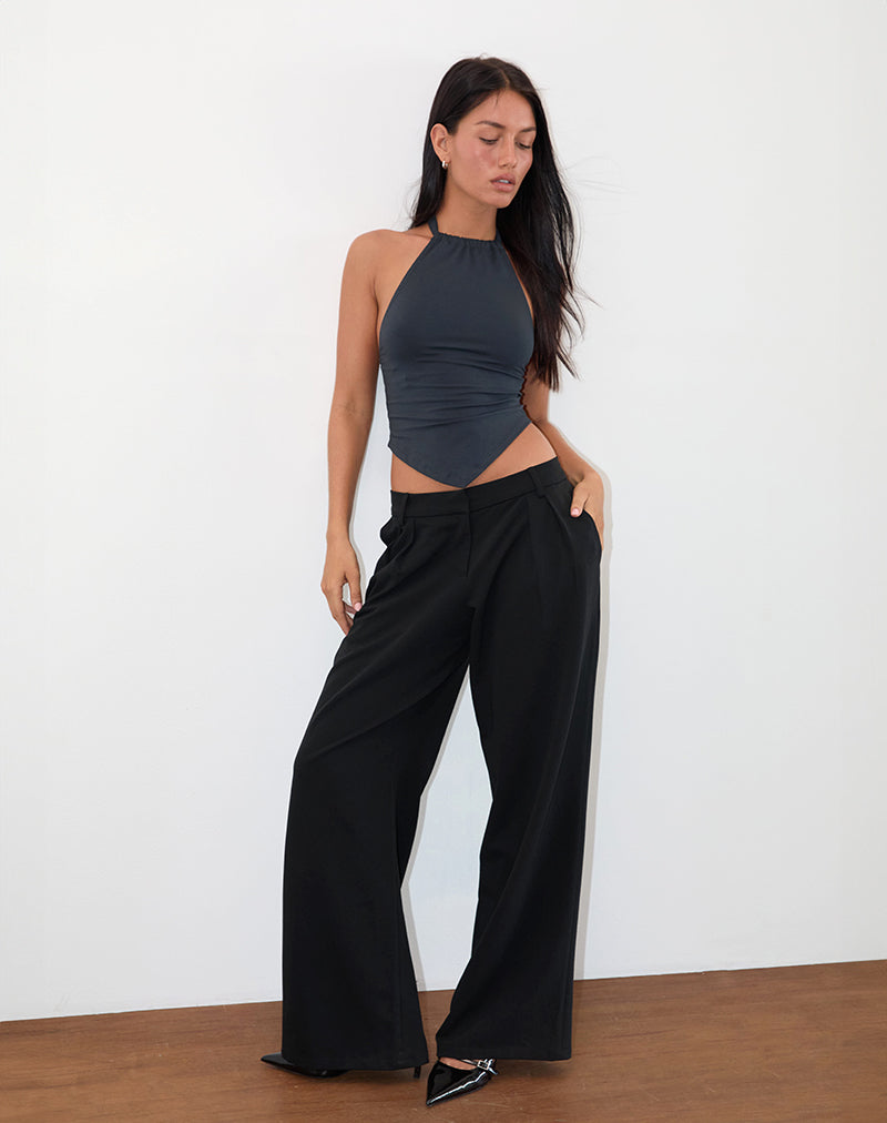 Afbeelding van Shalas Halter Top in Jersey Oceaan Storm