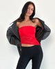 Afbeelding van Shanda Kanten Tube Top in Rood