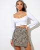 Afbeelding van Sheny minirok in Spring Fling Floral Zwart
