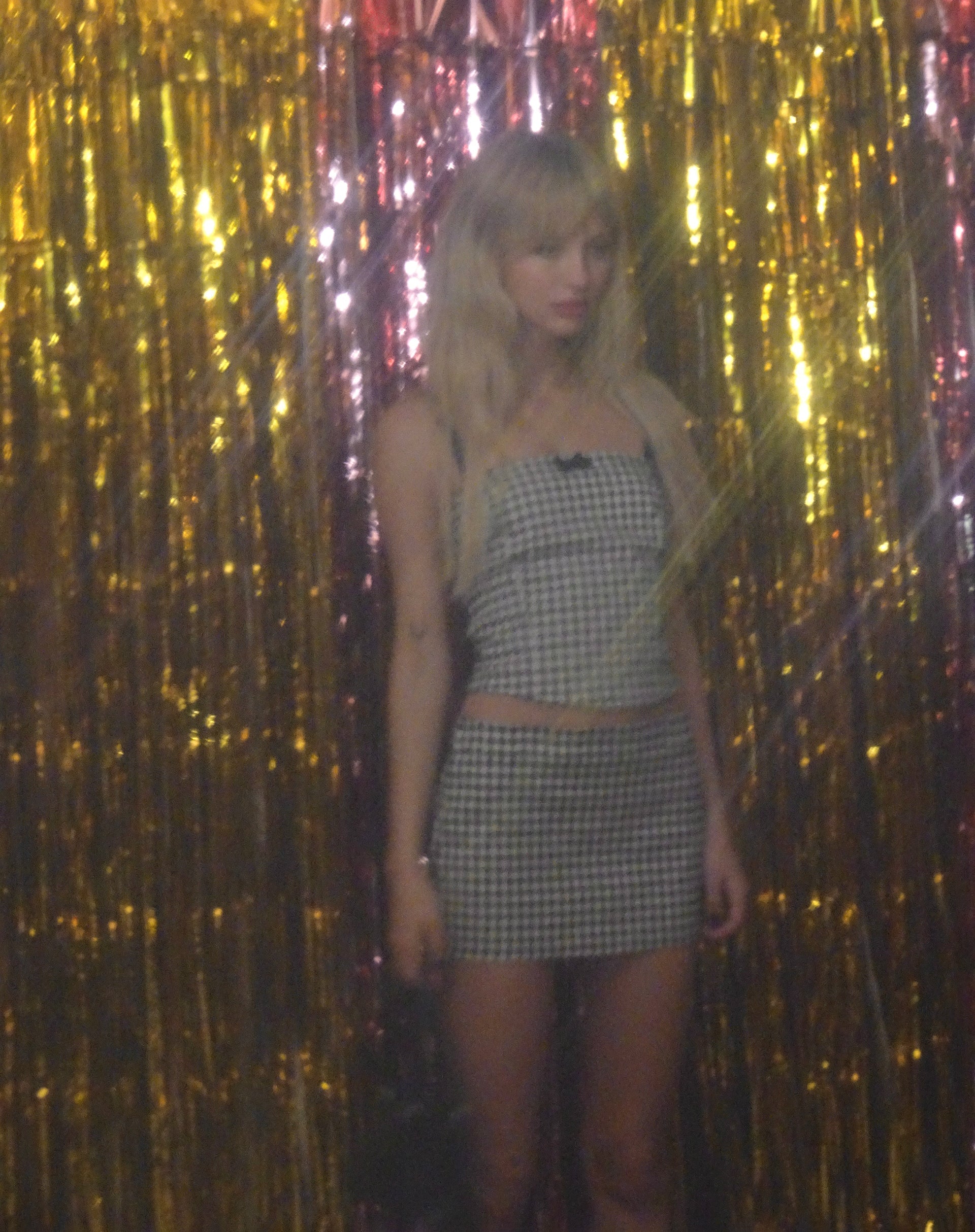 Afbeelding van Shika Corset Top in monochroom Dogtooth