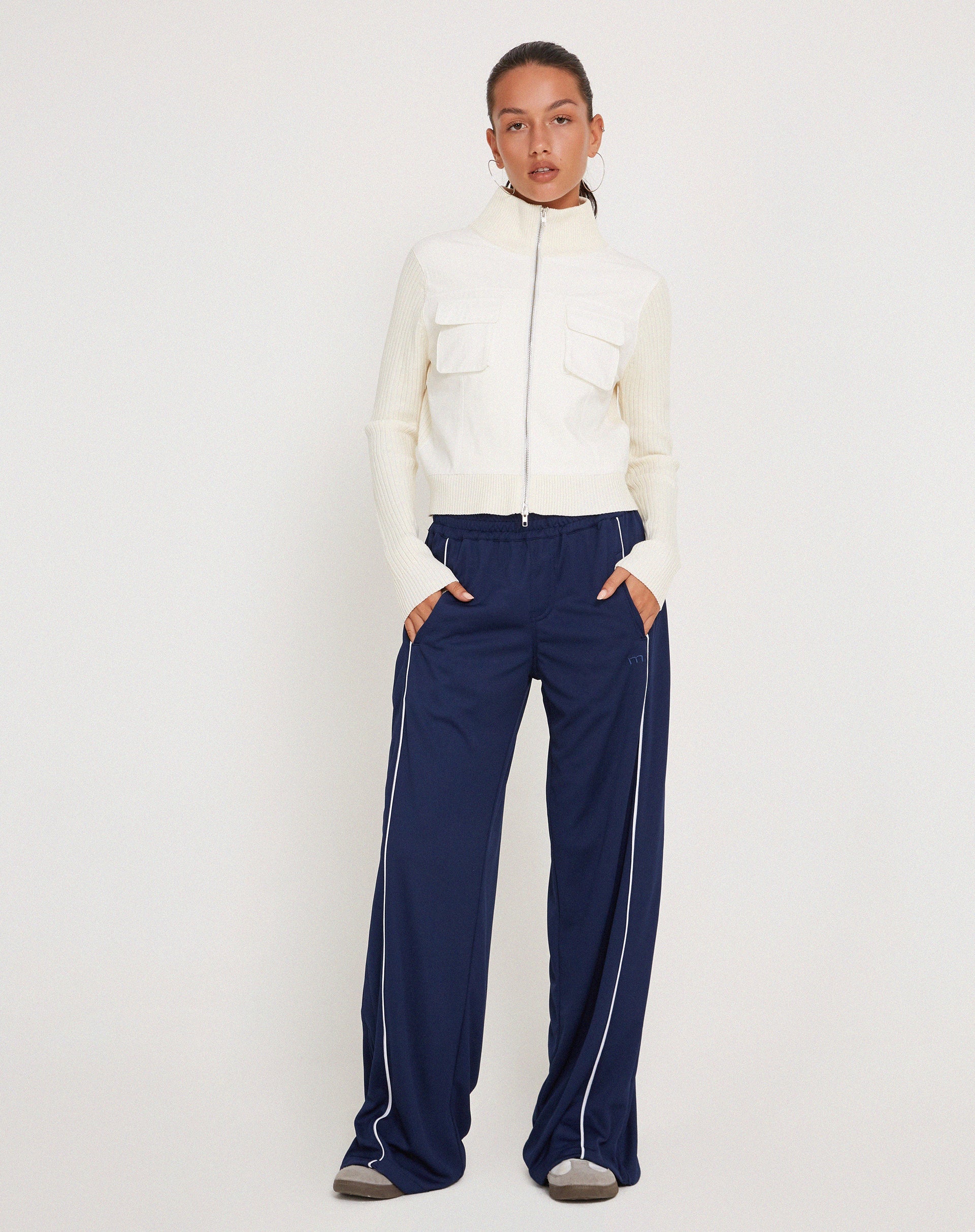Afbeelding van Shobi Wijde Been Jogger in Navy
