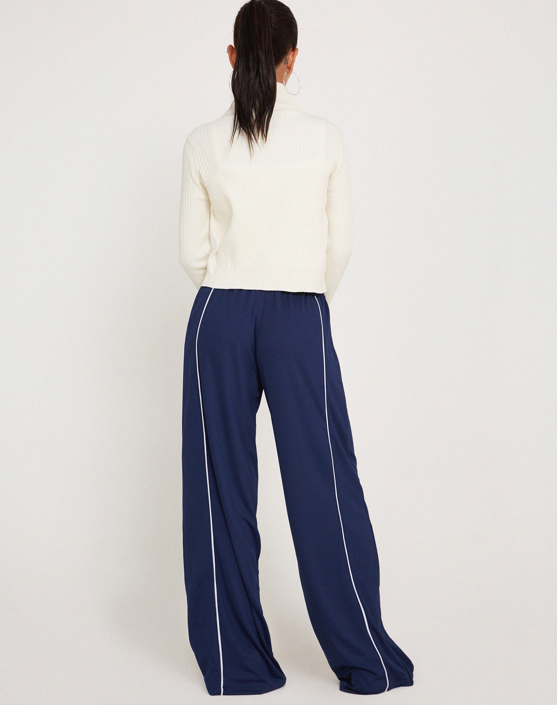Afbeelding van Shobi Wijde Been Jogger in Navy