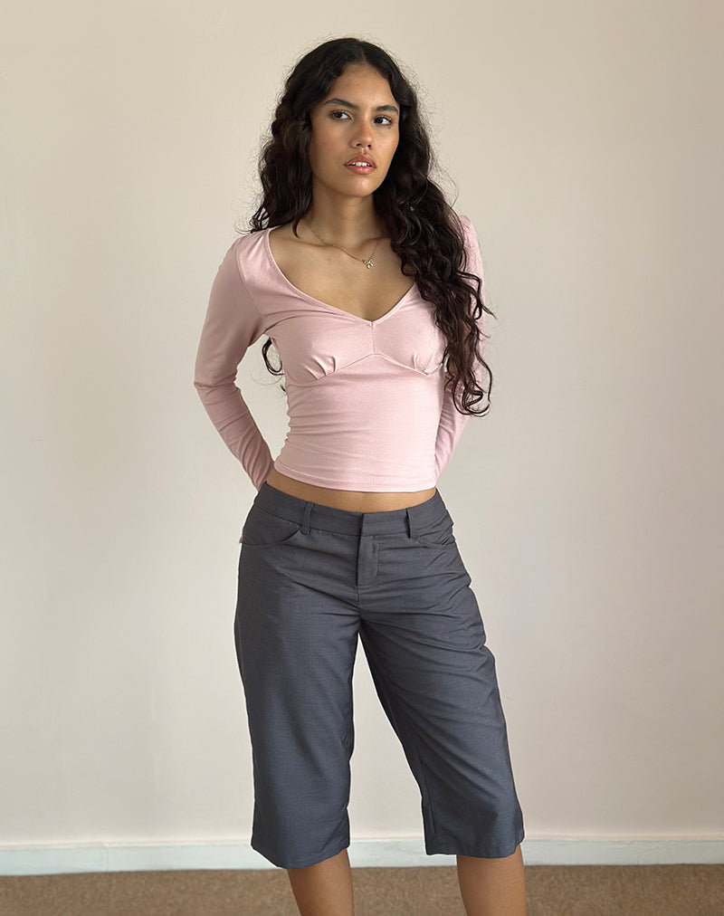 Afbeelding van Sisil Lange Mouw Top In Roze Dame