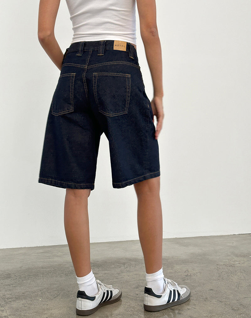 Afbeelding van Low Rise Skater Short in Indigo