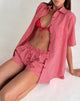 Afbeelding van Smith Oversized Shirt in Rood Gingham