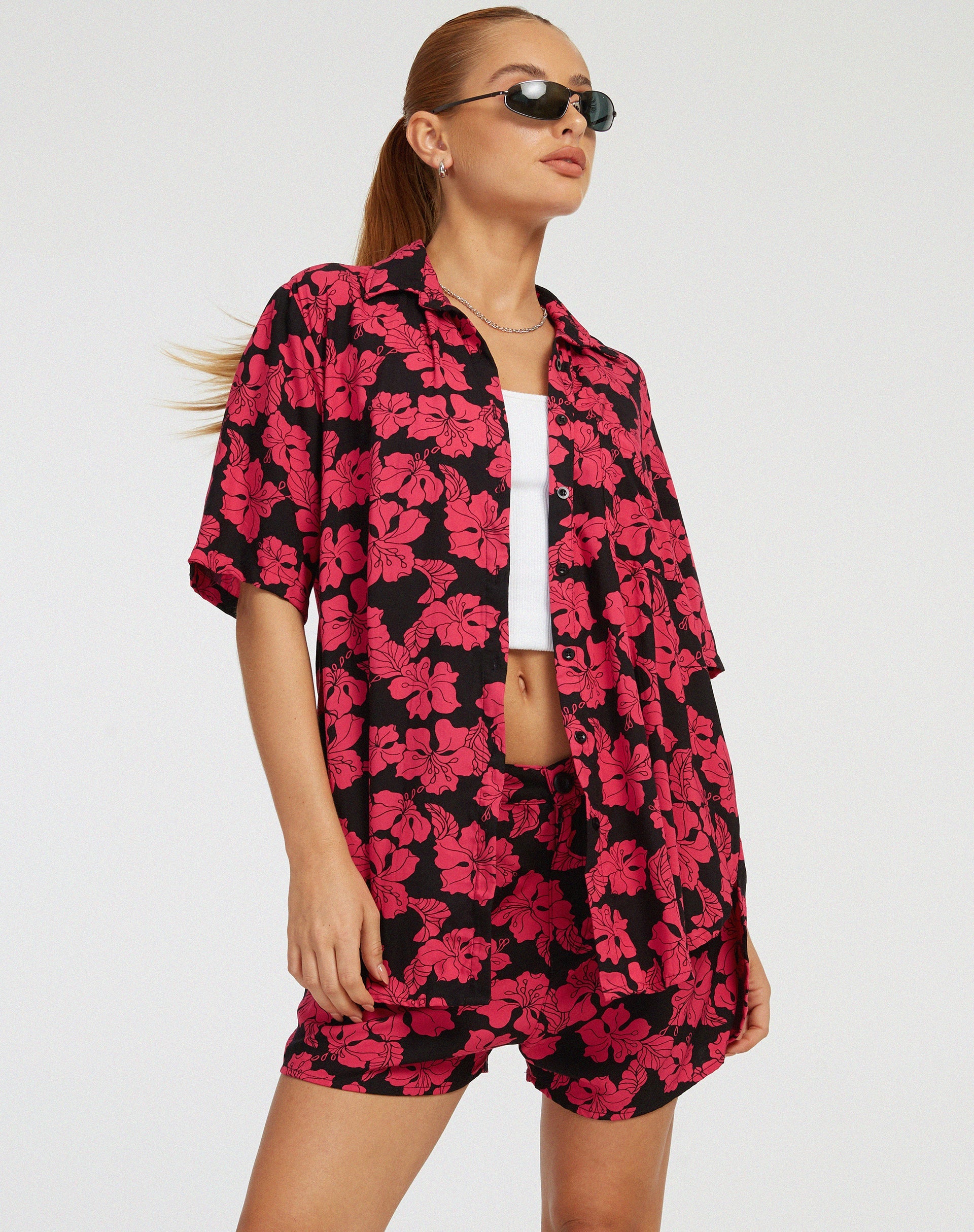 Afbeelding van Smith Shirt in Vakantie Hot Pink