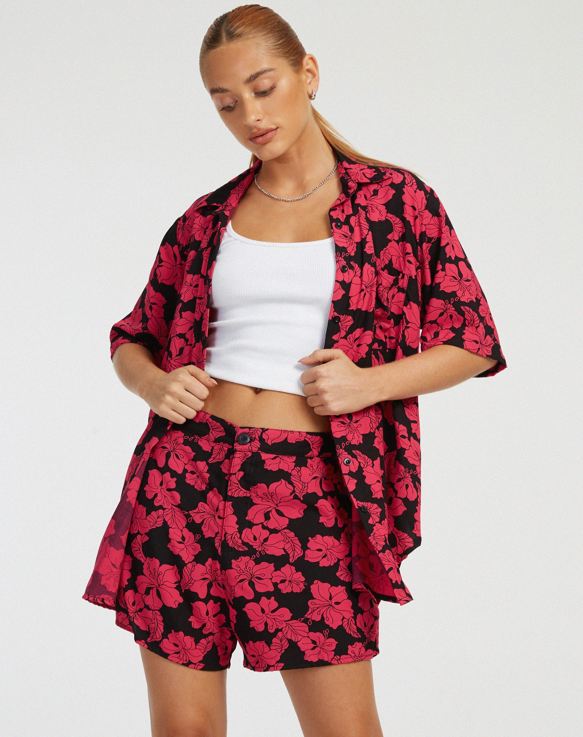 Afbeelding van Smith Shirt in Vakantie Hot Pink