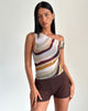 Afbeelding van Sohan Asymetrische Top in Mesh Wiggle Sunset