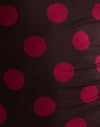Bruin met grote rode polka