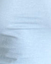 Nantucket Blue met diepe mahoniebinding
