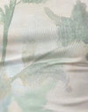 Abstracte geschilderde bloem blauw