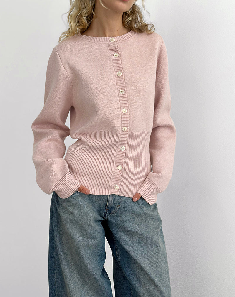 Afbeelding van Subra Vest met lange mouwen in Roze