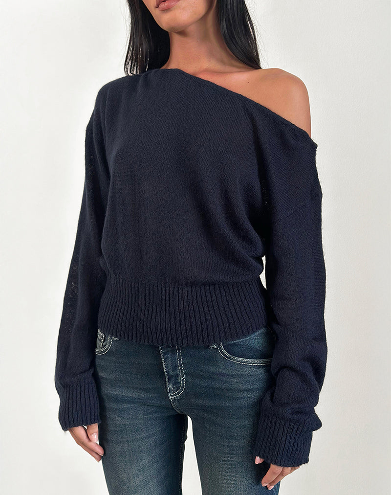 Suena Asymmetrische Trui in Navy