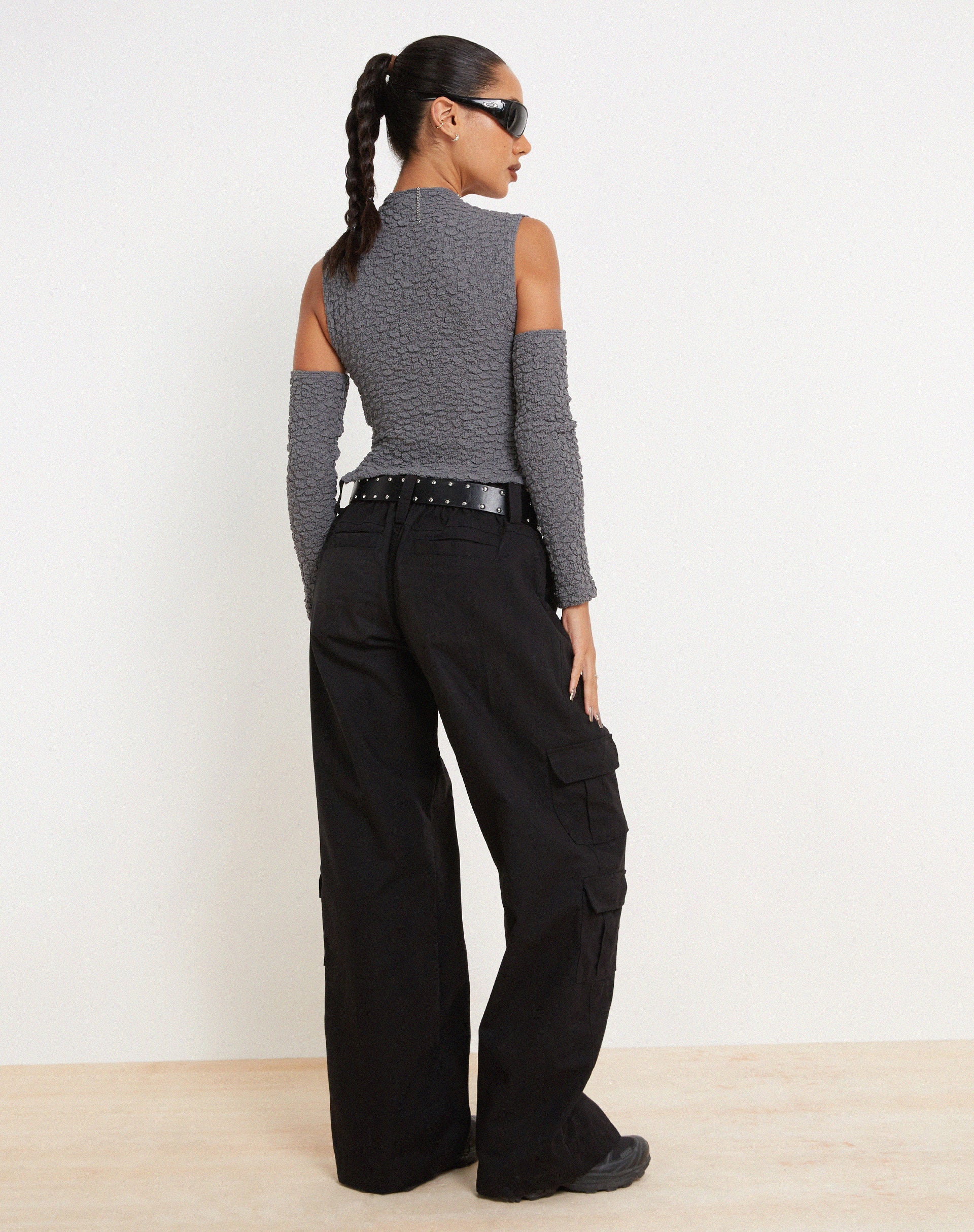 Afbeelding van Suji Top met lange mouwen in Bubble Charcoal