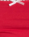 Tango Rood met ivoorkleurige bies