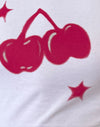 Witte kersenprint