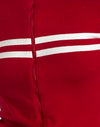 Rood met witte streep