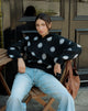 Afbeelding van Tamika Oversized Trui in Polka Zwart