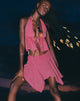 Afbeelding van Daco Waterval Mini Rok in Rose Crinkle