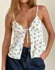 Afbeelding van Tezza Top in Funshine Floral Off White