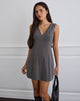 Afbeelding van Thaif Mini Dress in Tailoring Charcoal