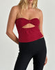 Afbeelding van Tifose Twist Front Top in Adrenaline Rood