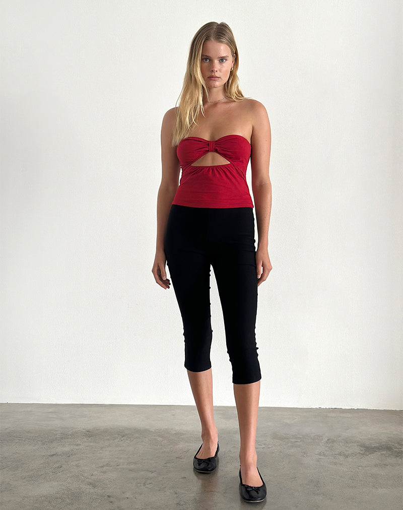 Afbeelding van Tifose Twist Front Top in Adrenaline Rood