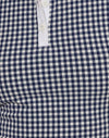 Seersucker Gingham Marine