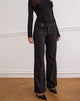 Afbeelding van Tova Tie Tailoring Broek in Zwart