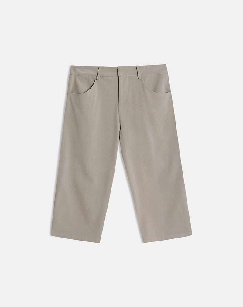 Afbeelding van Tunian Capri-broek in Tailoring Light Taupe
