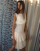 Afbeelding van Turtoise Mini Dress in Nude Clear Tinted Disc
