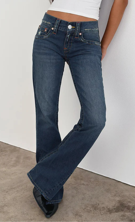 Laag uitgesneden gedraaide naad