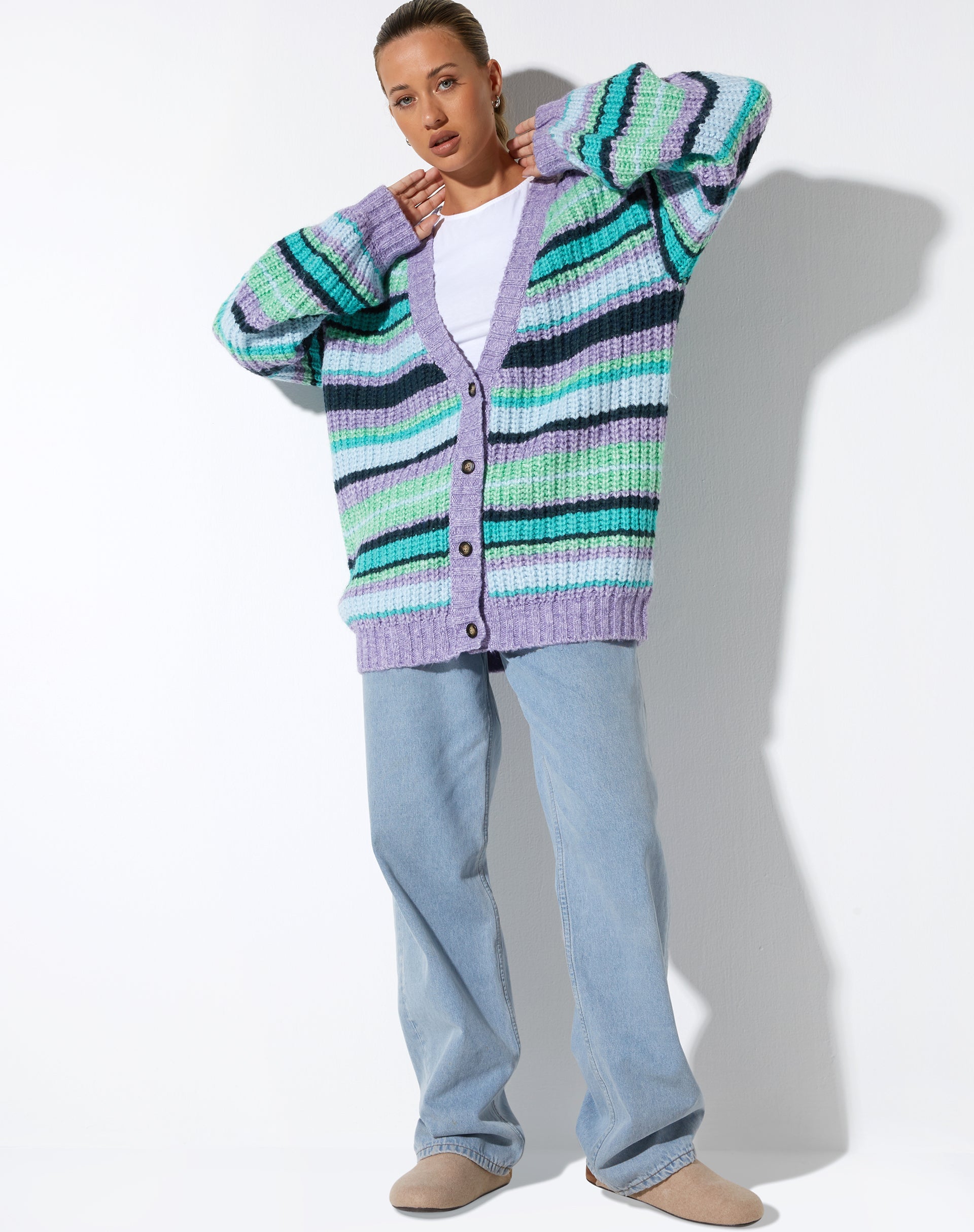 BEELD VAN Uriela Cardi in Stripe Purple