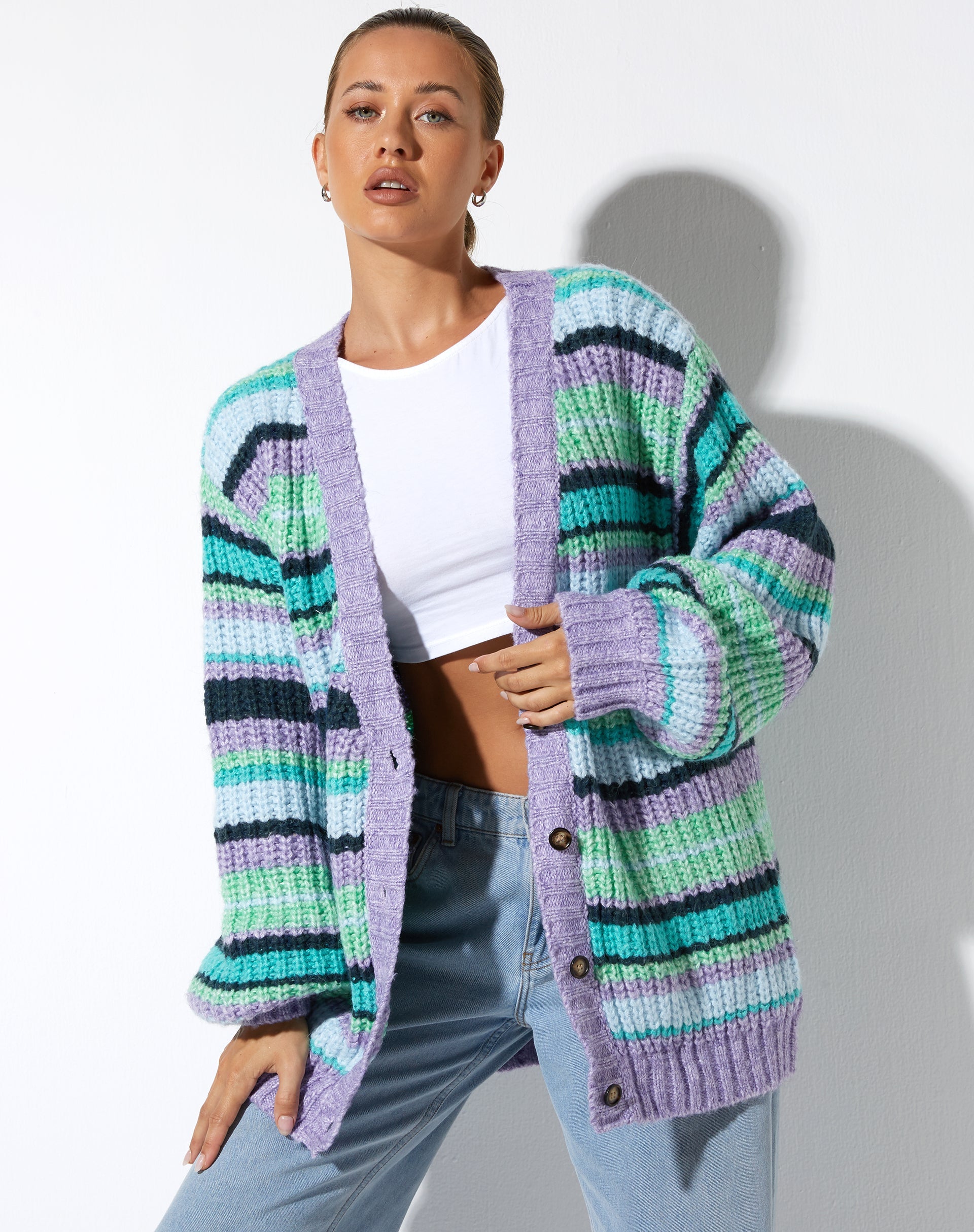 BEELD VAN Uriela Cardi in Stripe Purple