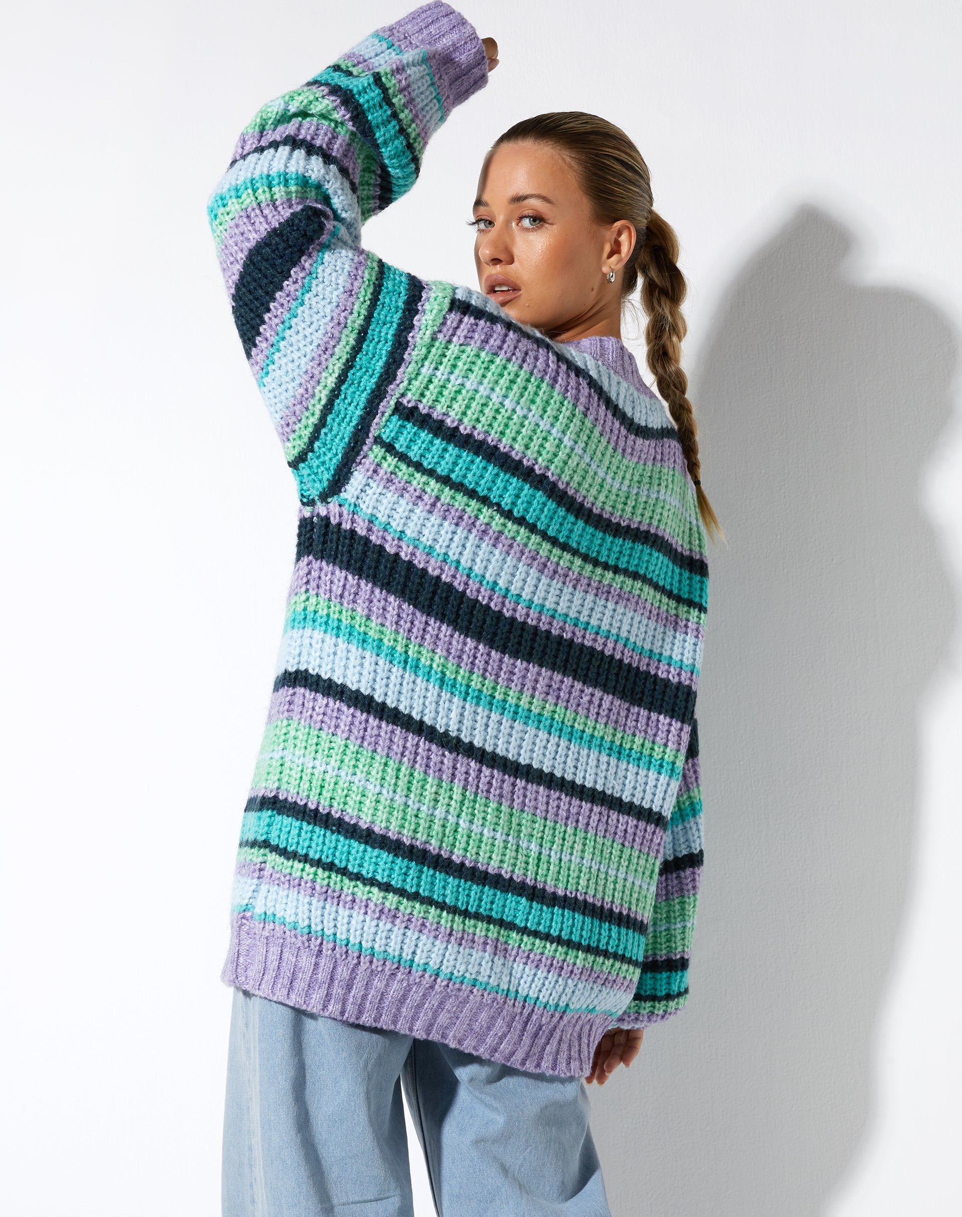 BEELD VAN Uriela Cardi in Stripe Purple