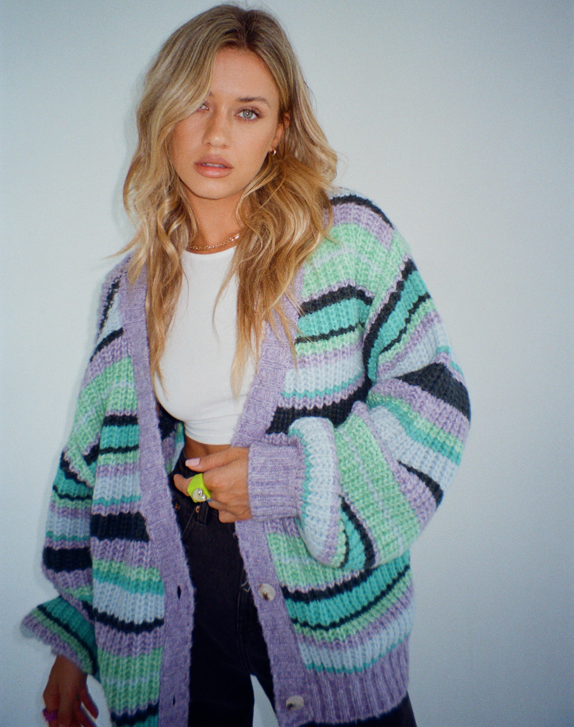 BEELD VAN Uriela Cardi in Stripe Purple