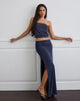 Afbeelding van Venya Maxi rok in Cupro Navy