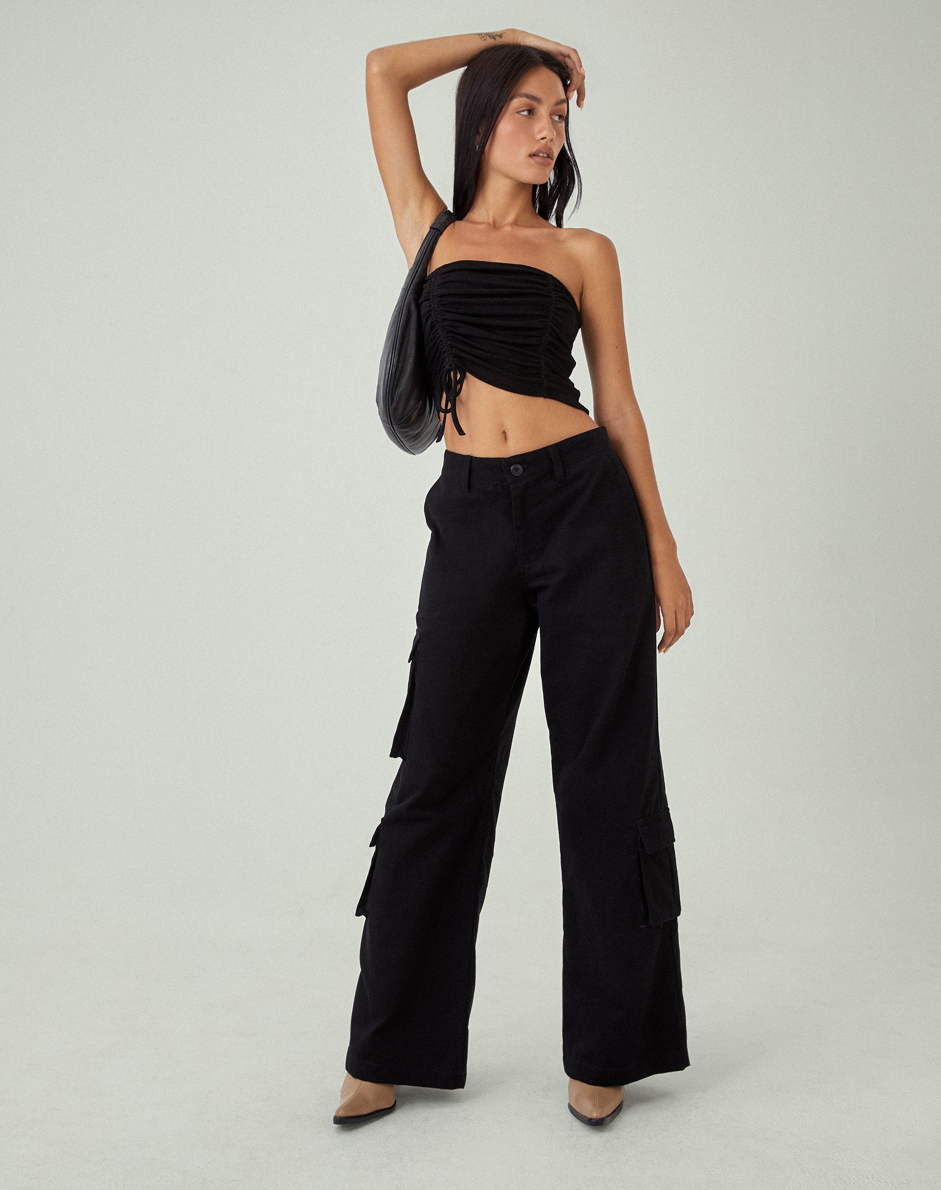 beeld van MOTEL X JACQUIE Verena Bandeau Top in zwart