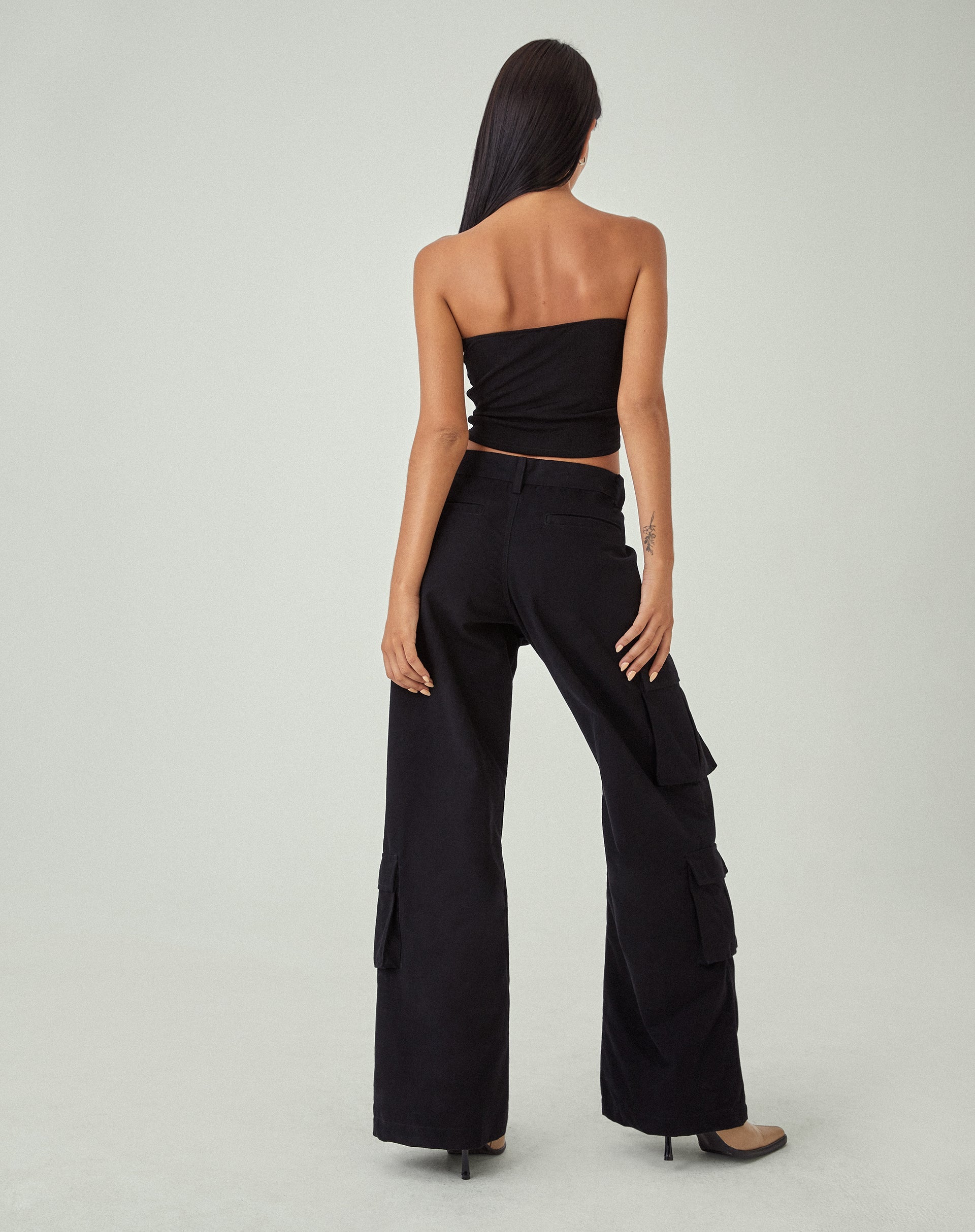 beeld van MOTEL X JACQUIE Verena Bandeau Top in zwart