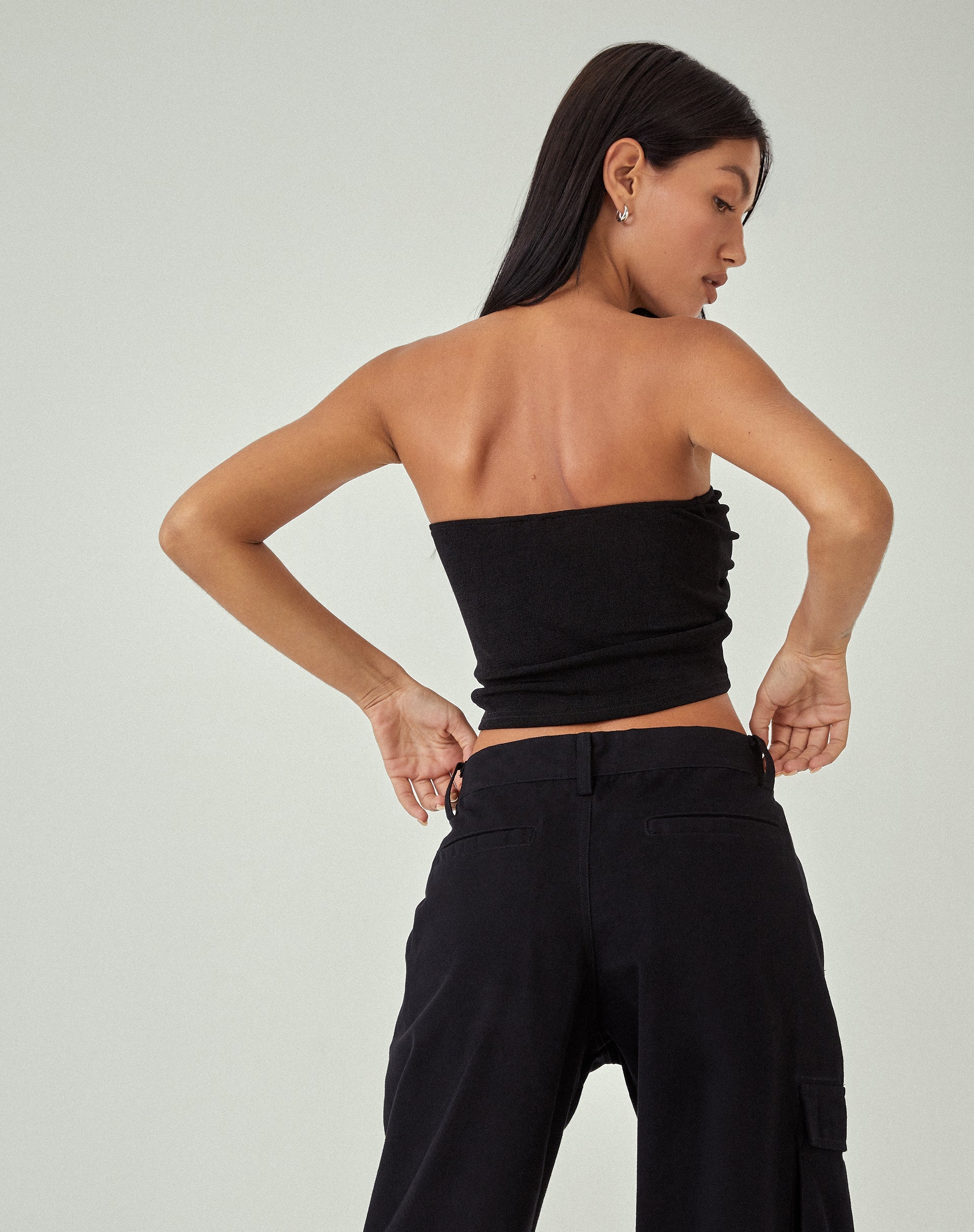 beeld van MOTEL X JACQUIE Verena Bandeau Top in zwart