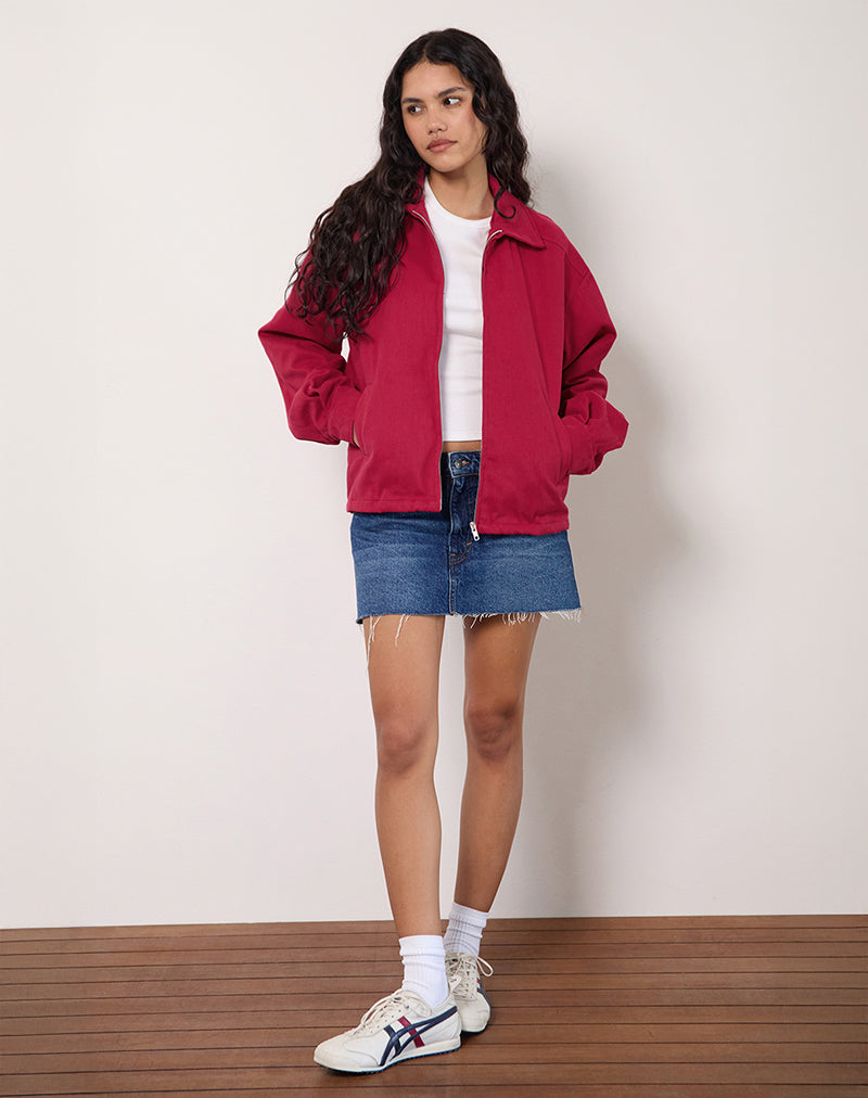 Afbeelding van Vita Bomber Jacket in Adrenaline Rood