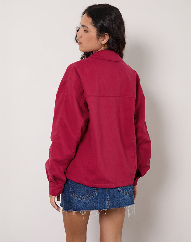 Afbeelding van Vita Bomber Jacket in Adrenaline Rood