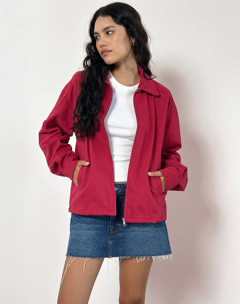 Afbeelding van Vita Bomber Jacket in Adrenaline Rood