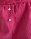 Streep Popeline Rood Roze