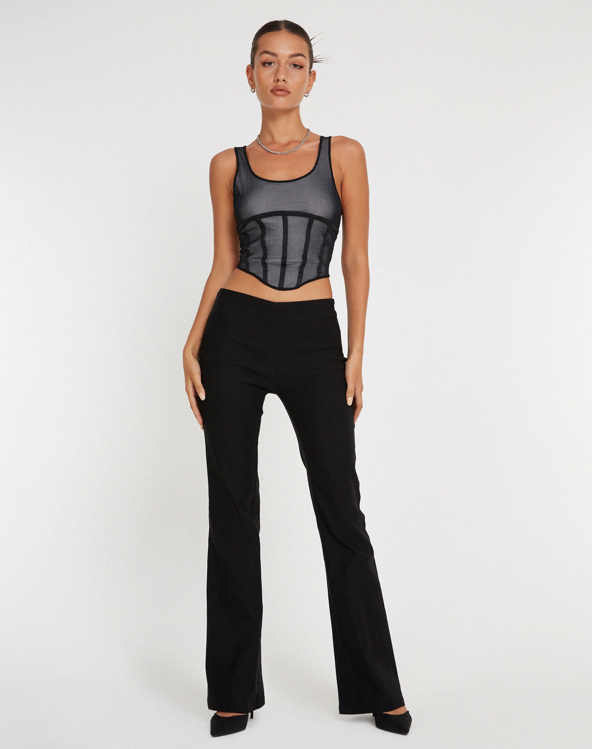 Afbeelding van Wali Crop Top in Zwart