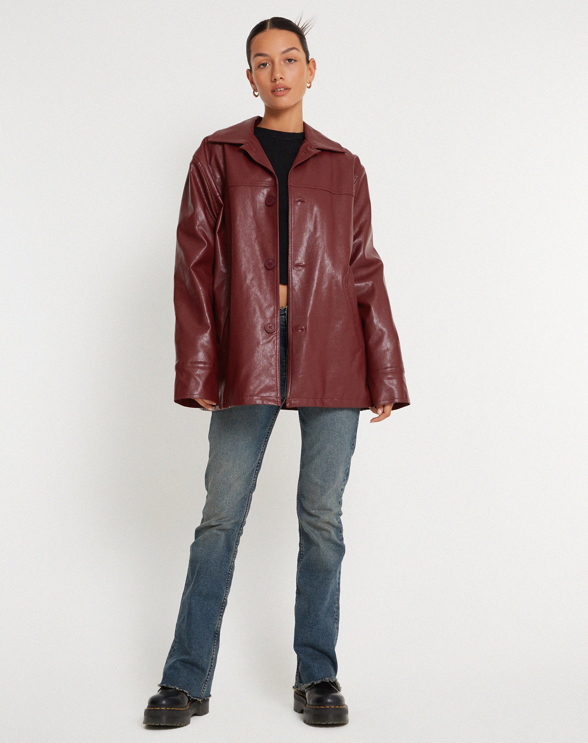 Afbeelding van Walta Jacket in PU Redwood
