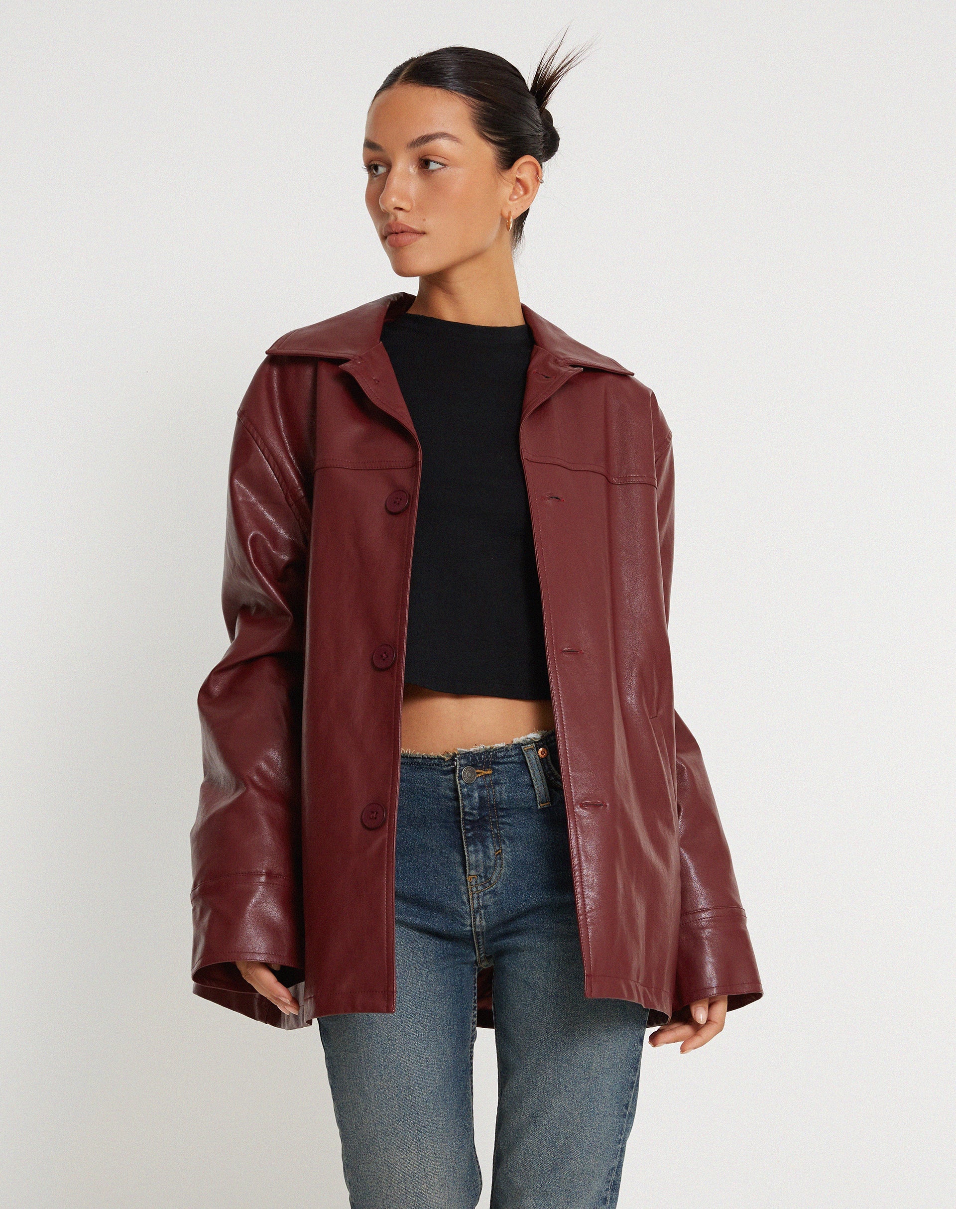 Afbeelding van Walta Jacket in PU Redwood